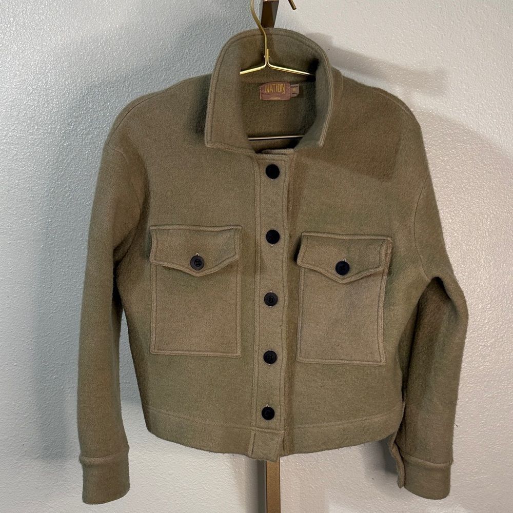 Nation LTD Cropped Wool Jacket – Size M